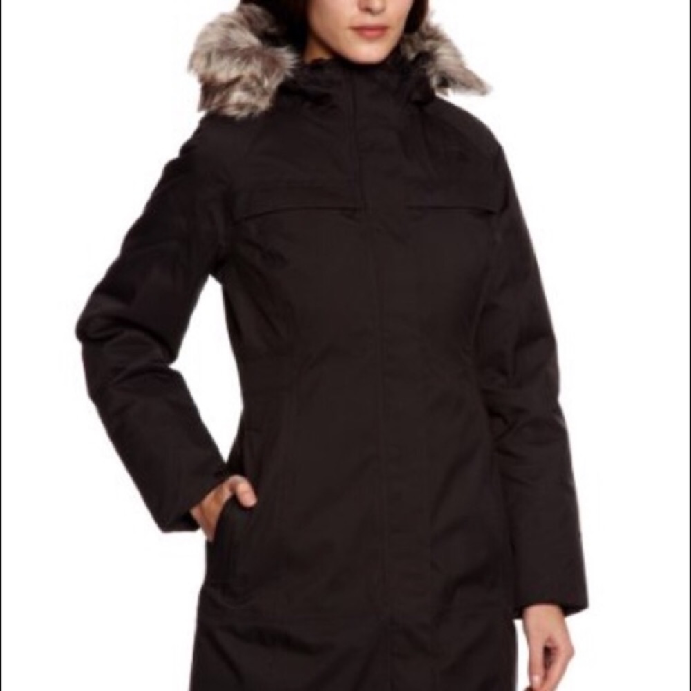 North Face Parka Black Down Lining